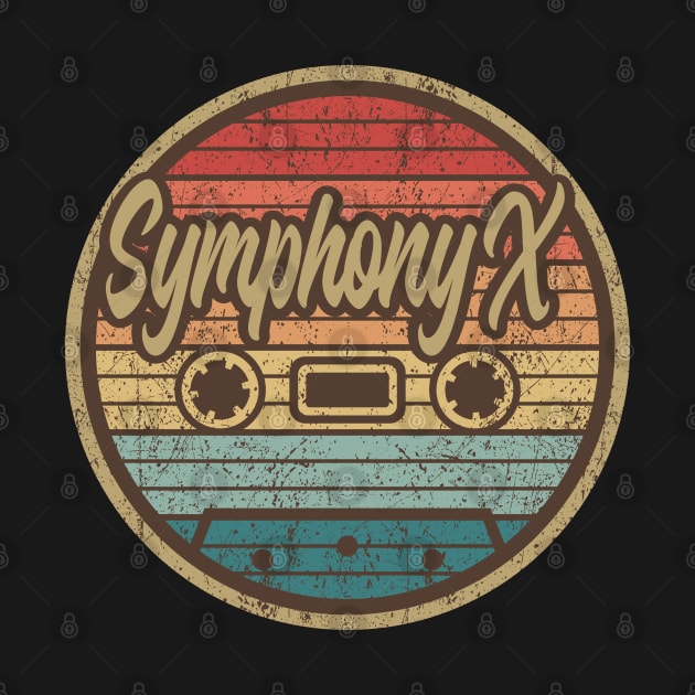 symphony x cassette retro circle by penciltimes