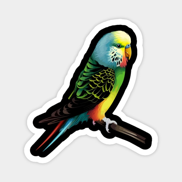 Parakeet Magnet by JH Mart