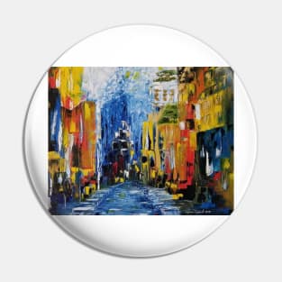 Colorful City Painting, Modern Art, Modern City Art, Abstract NYC, NYC artwork, Manhattan artwork, city decor, NY art Pin