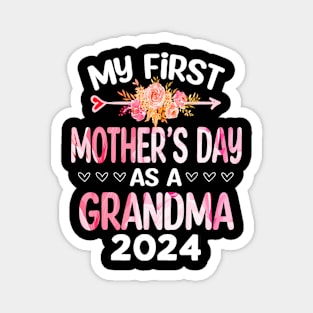 My first Mother's day as a grandma 2024  Mother's Day Magnet