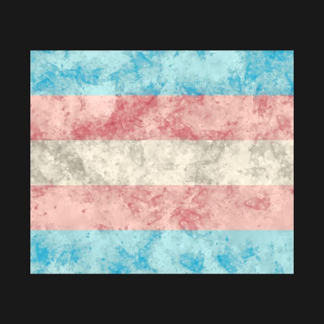 Trans Pride Flag - Water color by MeowOrNever