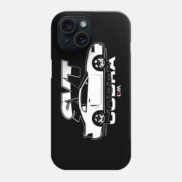 New Edge 1999-2004 Ford Mustang SVT Cobra Side Phone Case by LYM Clothing