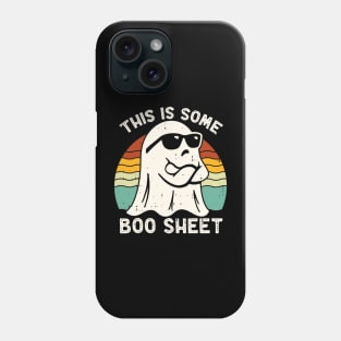 Funny Halloween Boo Ghost Costume This is Some Boo Sheet vintage Phone Case