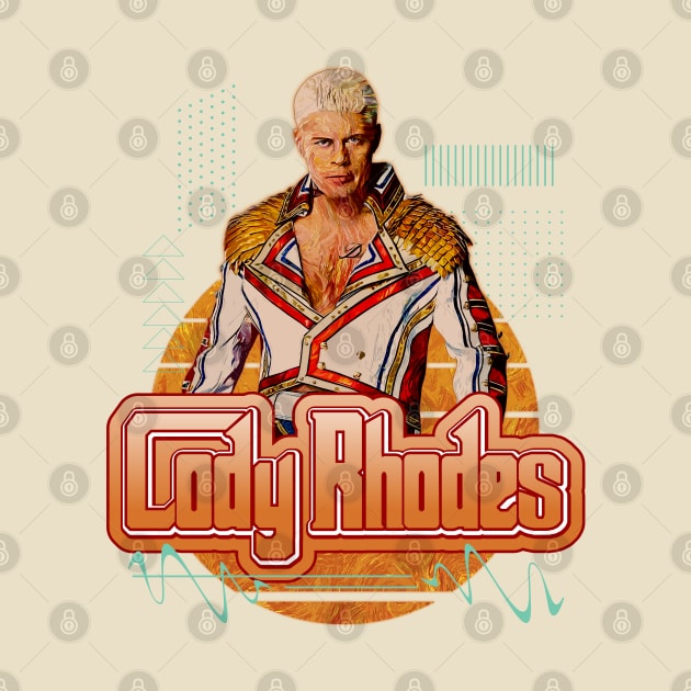 Cody rhodes \\ Retro Art \ WWE by Nana On Here