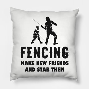 Fencing Fencer Humor Saying Pillow