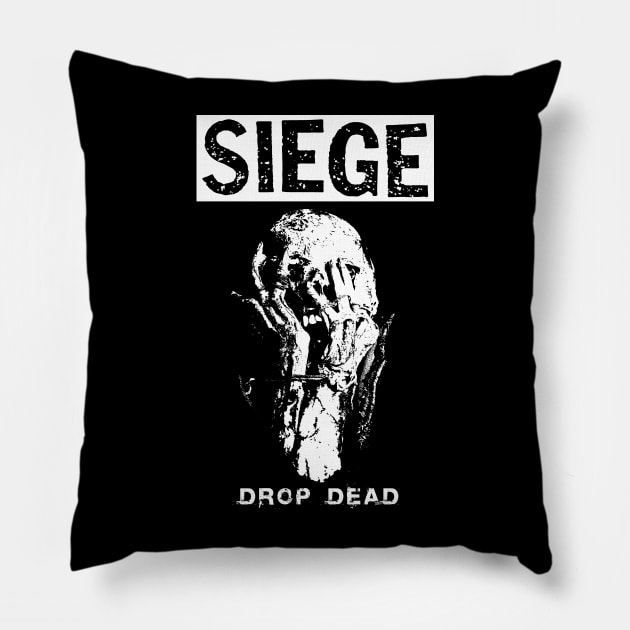 Siege "Drop Dead" Tribute Shirt Pillow by lilmousepunk