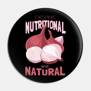 Vintage Onion Organic and Natural Pin