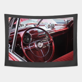 Classic Car Dashboard Tapestry