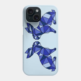 Geometric Rabbits Phone Case