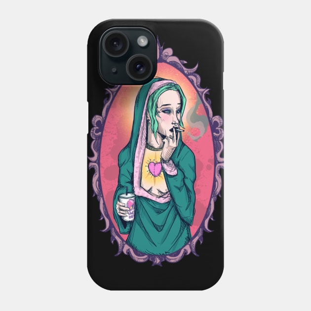 Modern Mary Phone Case by LVBart