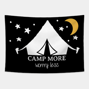 Camp more worry less Tapestry