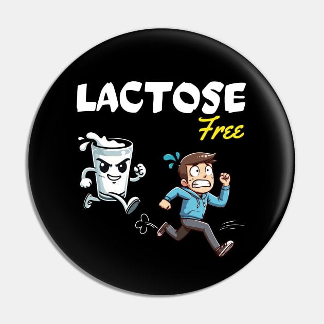 Lactose free club. Intolerant. Fun Pin by Ideas Design