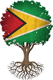 Tree of Life with Guyanese Flag Magnet