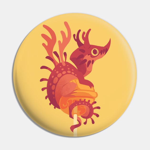 Dragonpop alebrije cherry orange Pin by Colordrilos