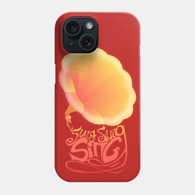 Sing Phone Case by Kirilyukdesign