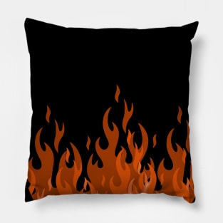 not really red Flames Pillow