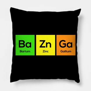 BaZnGa Periodic Table Chemistry Pillow