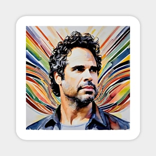 colorful madness with Mark Ruffalo Magnet