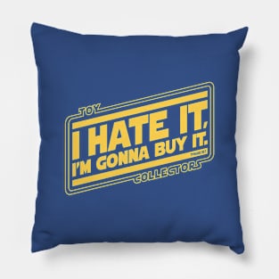 Toy Collectors (Yellow Logo) Pillow