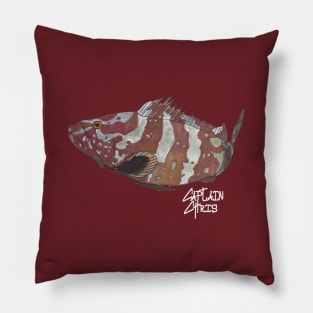 Nassau Grouper for dark shirts Pillow