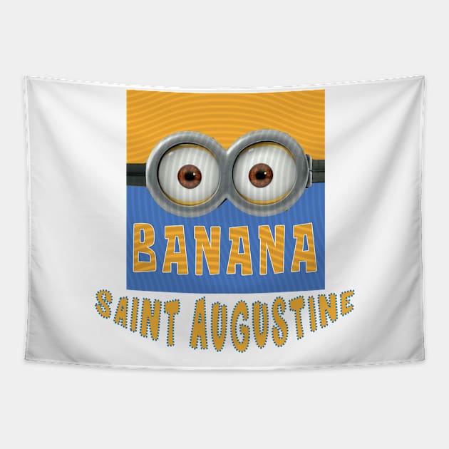 DESPICABLE MINION AMERICA SAINT AUGUSTINE Tapestry by LuckYA