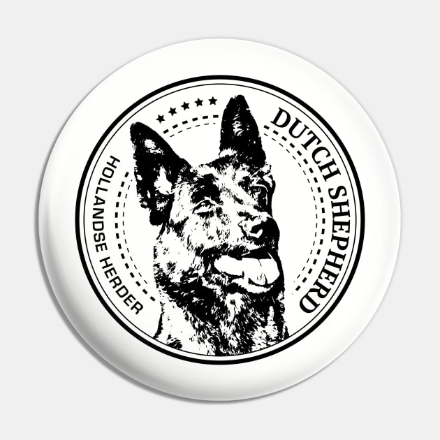 Dutch Shepherd - Dutchie Pin by Nartissima