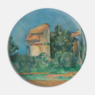 The Pigeon Tower at Bellevue by Paul Cezanne Pin