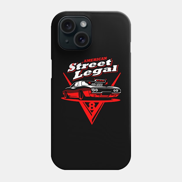 american muscle car street legal Phone Case by celengan