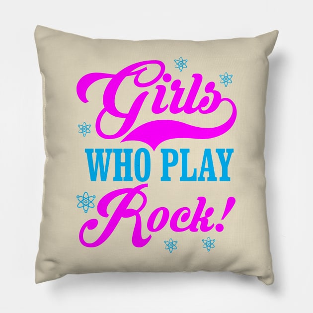 volleyball players Pillow by ShopBuzz