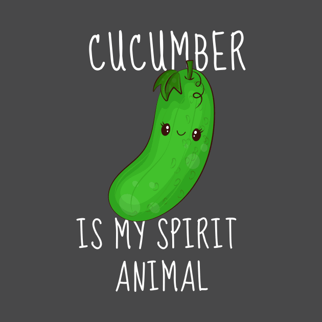 Cucumber Is My Spirit Animal Funny by DesignArchitect