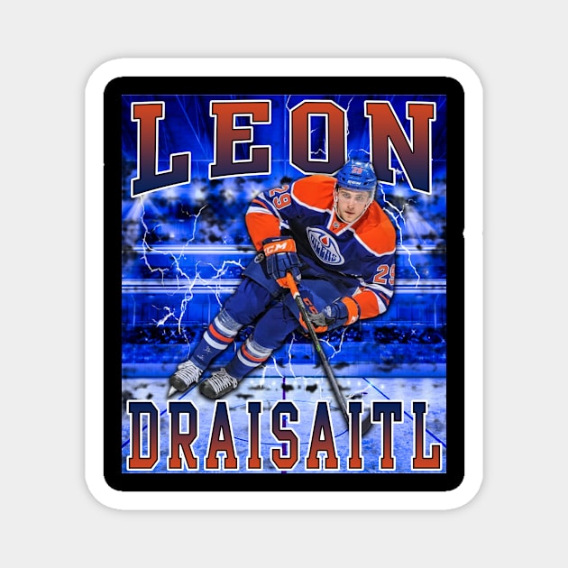 Leon Draisaitl Magnet by Gojes Art