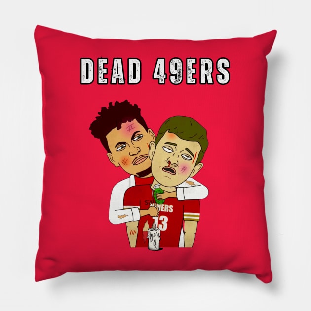 BROCK PURDY 49ERS VS PATRICK MAHOMES  CHIEFS Pillow by Lolane
