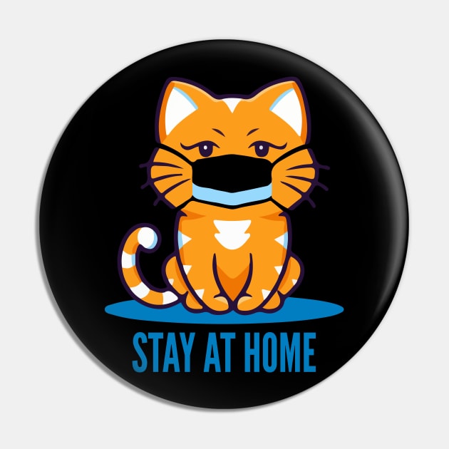 Stay at Home Cat Pin by sufian