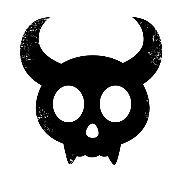 Cute Skull with Horns by PsychicCat