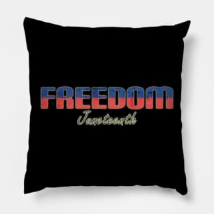 Juneteenth Freedom Pillow