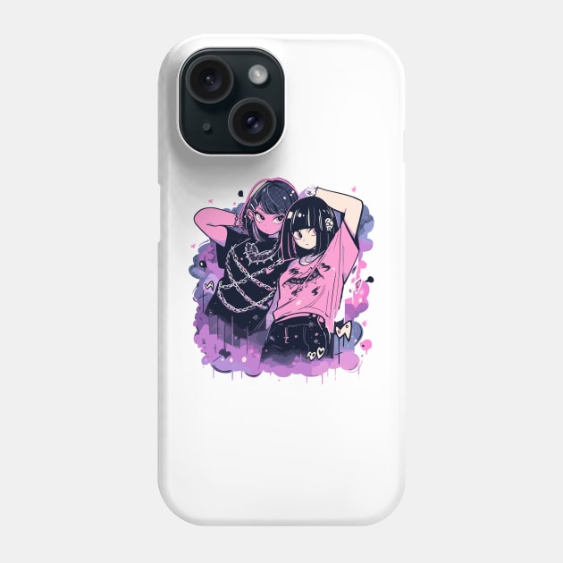 Celebrating the Beauty of Girlfriends: Bonds That Last a Lifetime Phone Case by VectorAD