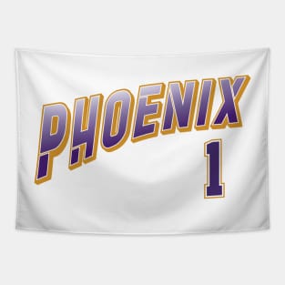 Retro Phoenix Number 1 Tapestry