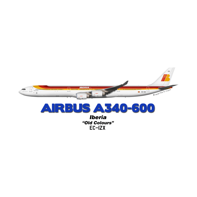 Airbus A340-600 - Iberia "Old Colours" by TheArtofFlying