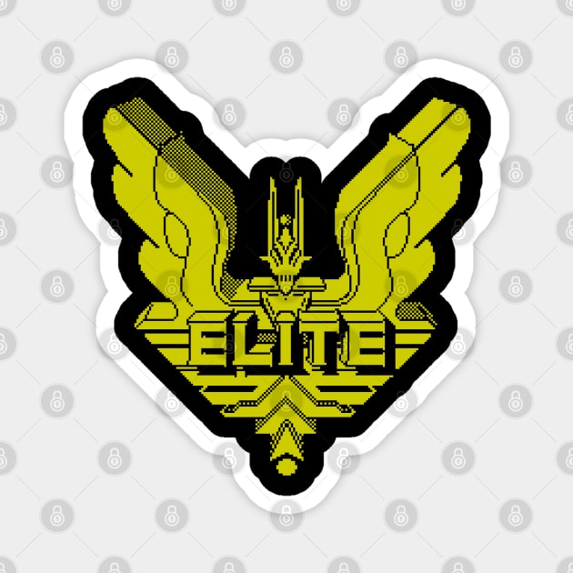 Elite 8 Bit Game Art Magnet by 8 Fists of Tees