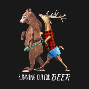 Running Out for Beer T-Shirt