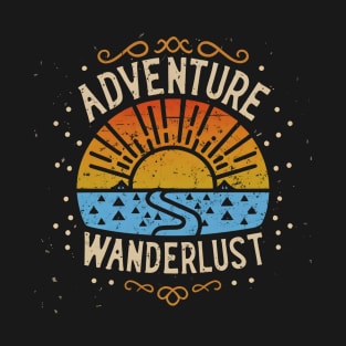 Adventure Awaits Wanderlust  Explore, Discover, Travel T-Shirt