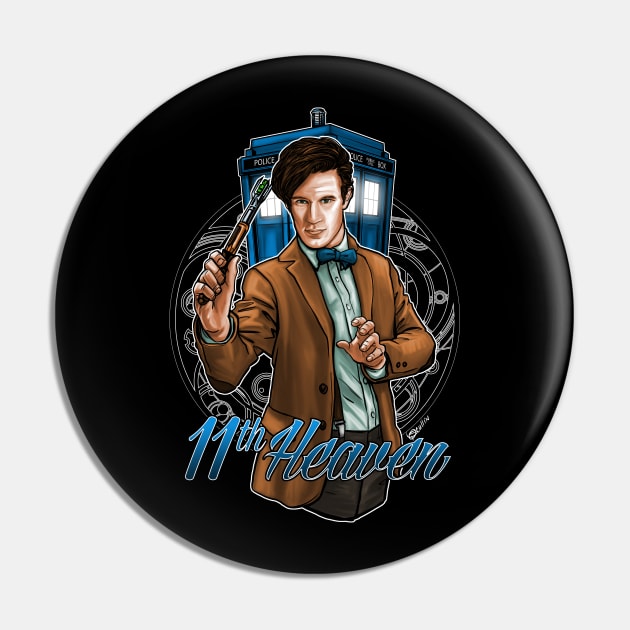 Doctor Who - 11th Heaven Pin by PatrickScullin