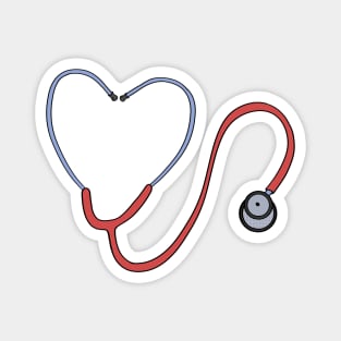 Stethoscope for lovers Magnet