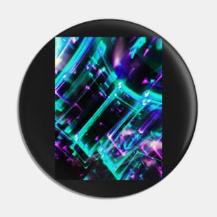 Glitchy Abstract no.134318 Pin