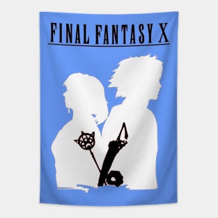 Tidus and Yuna Final Fantasy X Tapestry
