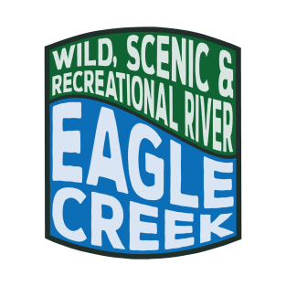 Eagle Creek (Wallowa-Whitman) Wild, Scenic and Recreational River wave T-Shirt