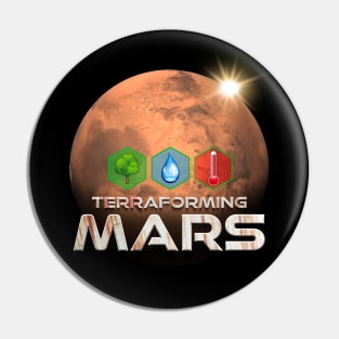 Terraforming Mars Hex Graphic Pin