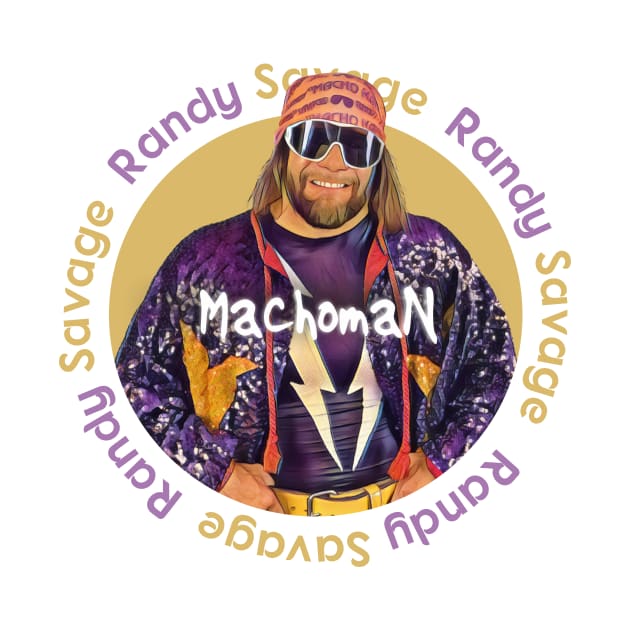 FAMOUS WWE MACHOMAN by cokistick