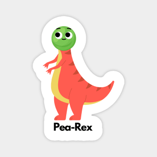 Humor | Pea-Rex | Dinos | Dinosaurs | Bee | Gift for Dino Fans Magnet