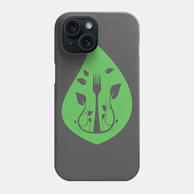 Go Vegan Organic Food Phone Case by Korry